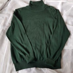 Talbots Green Turtleneck